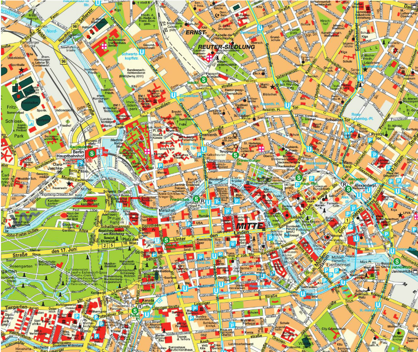berlin city center map